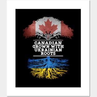 Canadian Grown With Ukrainian Roots - Gift for Ukrainian With Roots From Ukraine Posters and Art